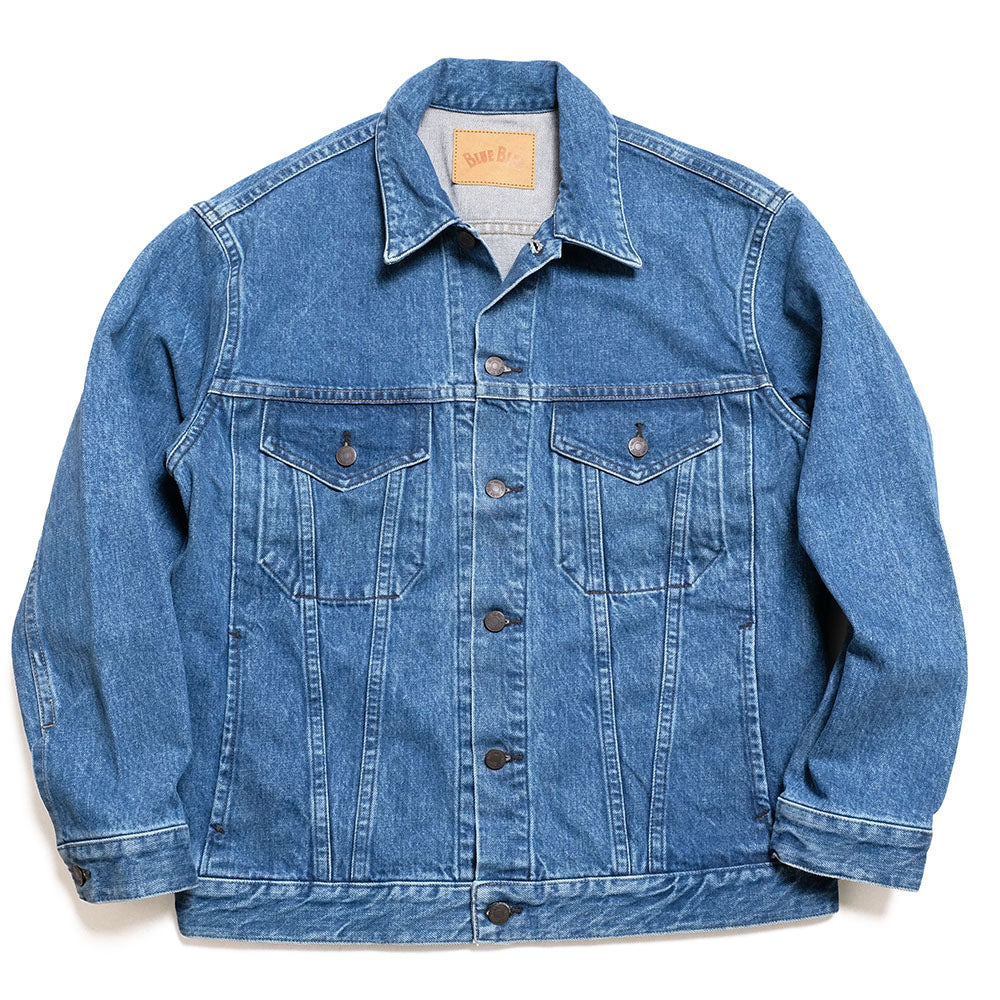 BLUE BLUE - Selvedge Denim 3rd Type Fade Trucker Jacket - 1006546