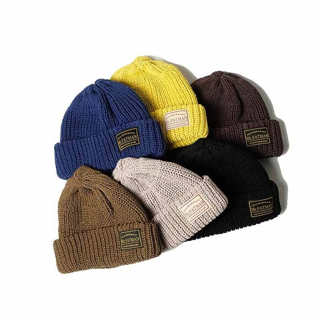 帽子 Mr.FATMAN JAPAN FACTORY MADE Mr. Fatman Hue Watch Cap Black