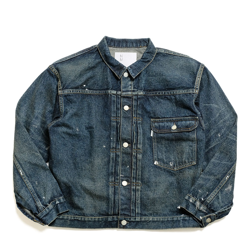 New Manual - #001 T-BACK DENIM JACKET - USED WASHED - 26SSJK-YY01