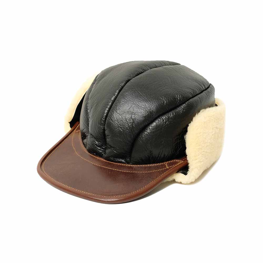 Buzz Rickson's Type B-2 Leather Cap BR02818 – HINOYA Online