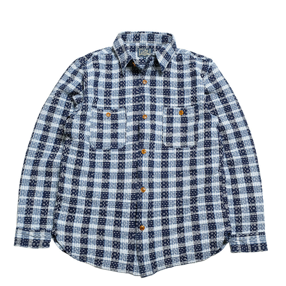 STUDIO D'ARTISAN - INDIGO NORAGI WORK SHIRT - 5737 – HINOYA Online