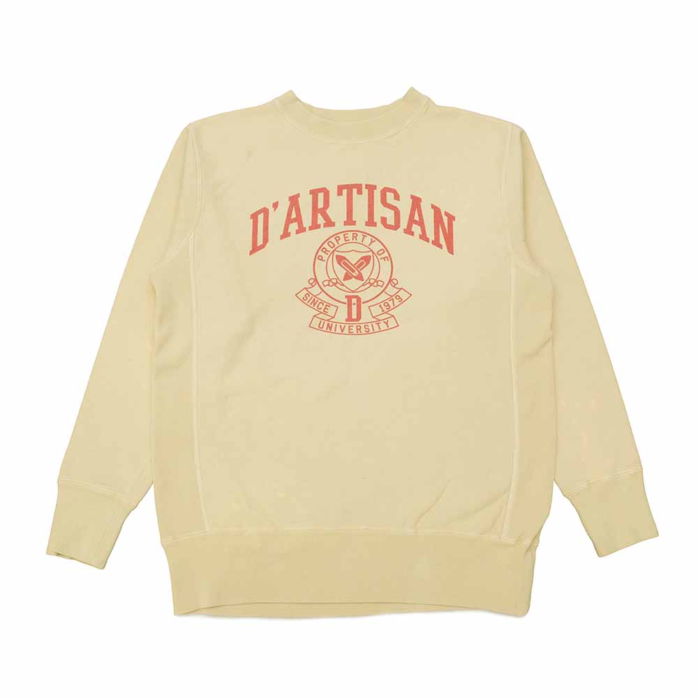 STUDIO D’ARTISAN - Reverse Style Sweatshirt - UNIVERSITY - 8123B