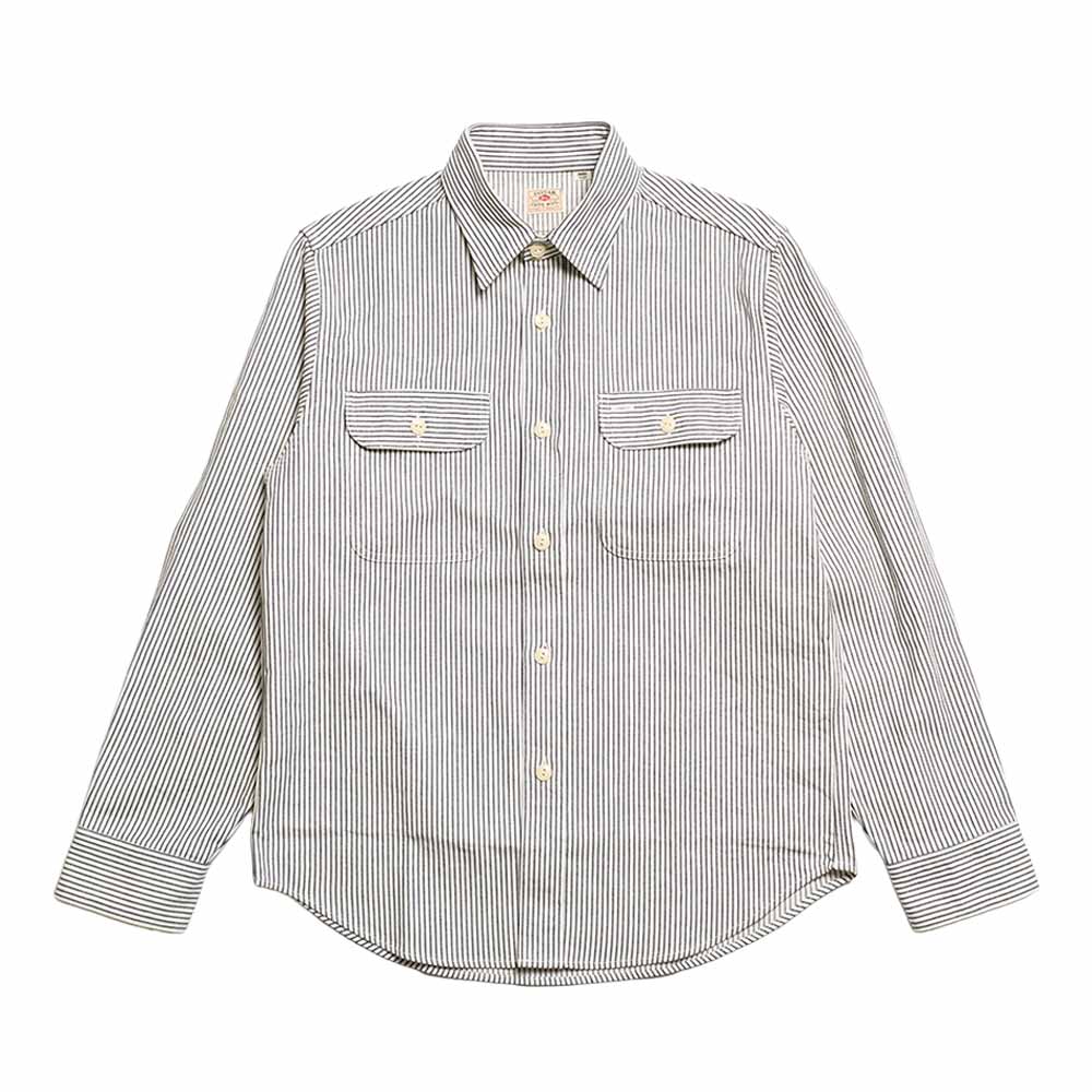 Sugar Cane Hickory Stripe L/S Work Shirt SC27853 – HINOYA Online Store