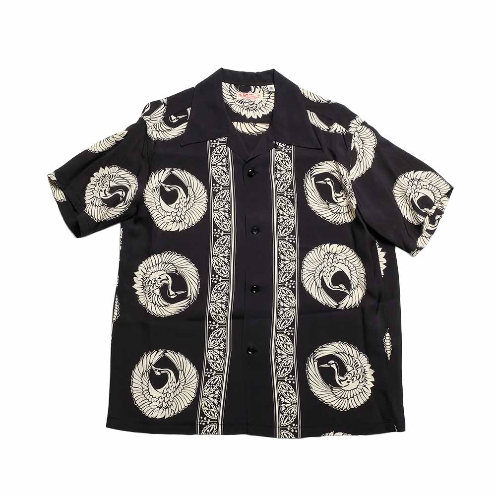 SUN SURF - S/S RAYON HAWAIIAN SHIRT - ORIENTAL BORDER - SS39629