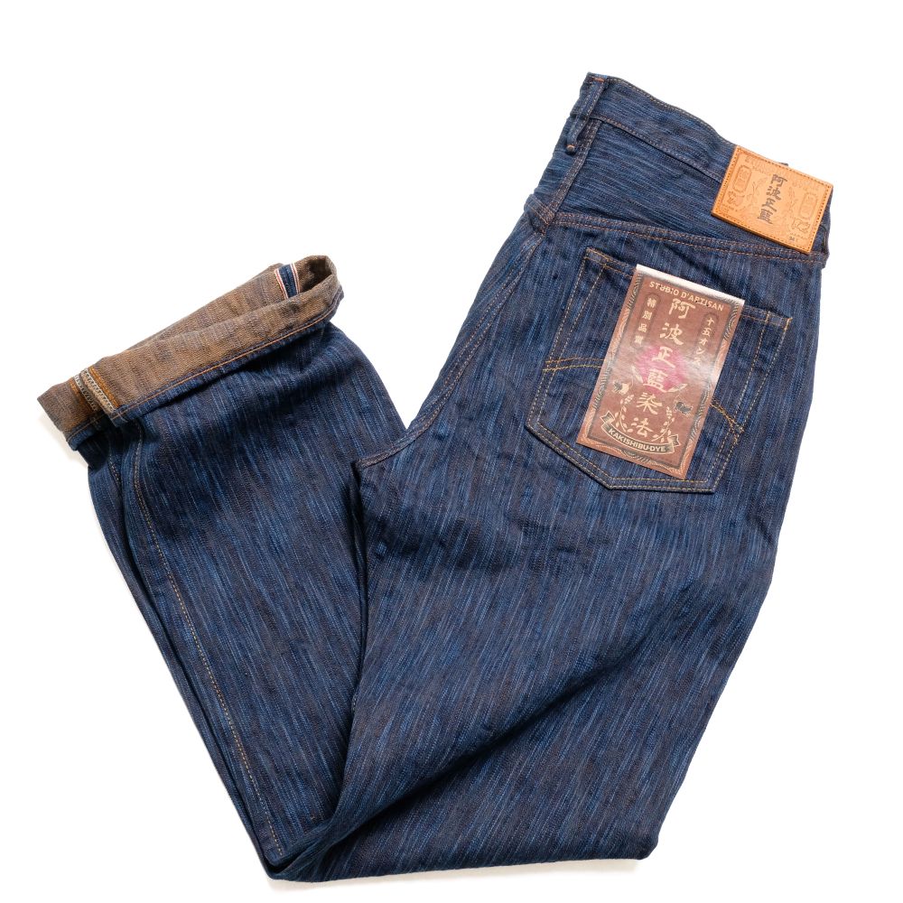 STUDIO D'ARTISAN - 15oz Awa Sho-ai Kakishibu Jeans - Regular