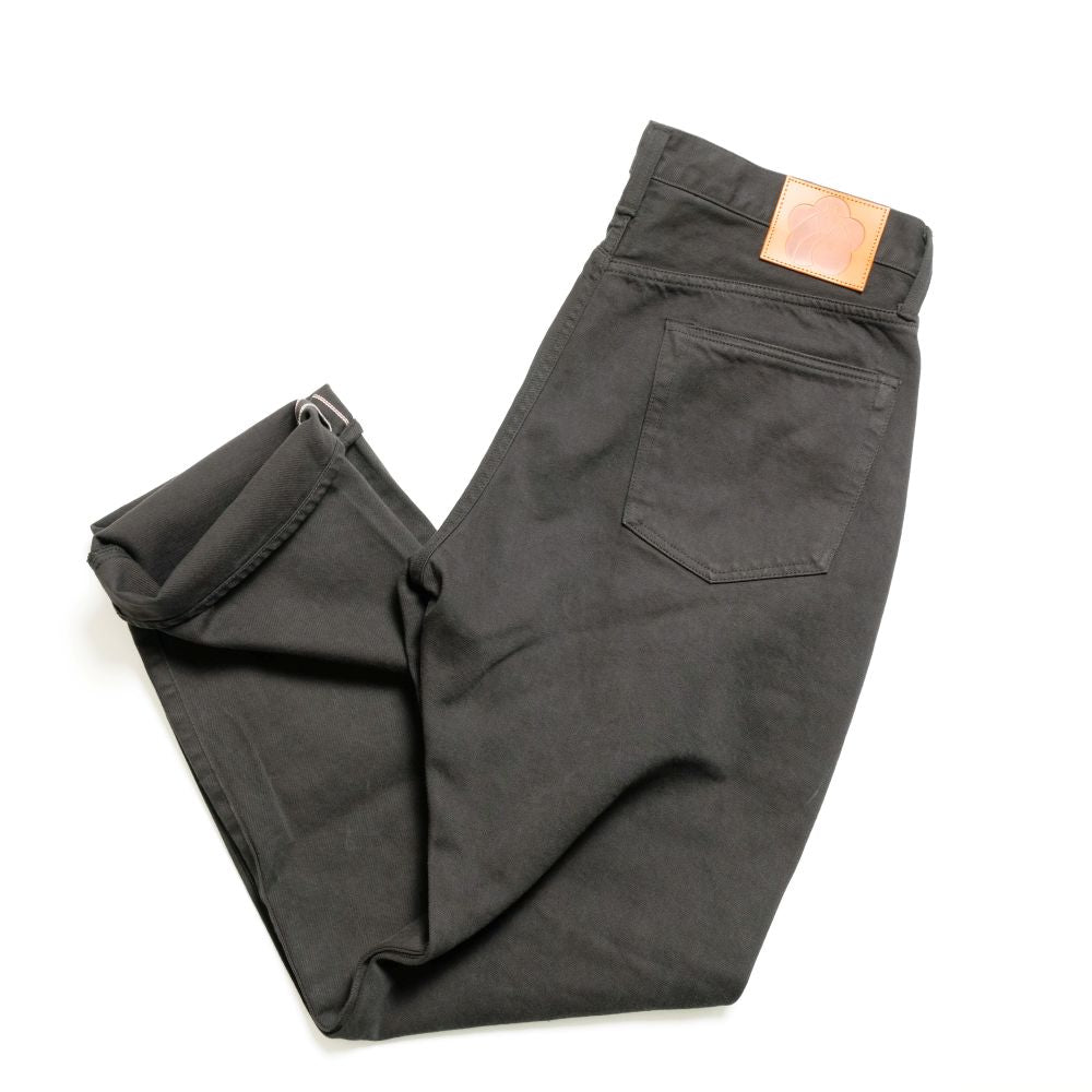 店舗用品 shintaro MOMOTARO JEANS - #100 STRAIGHT - BOTANICAL DYED - BAMBOO CHARCOAL