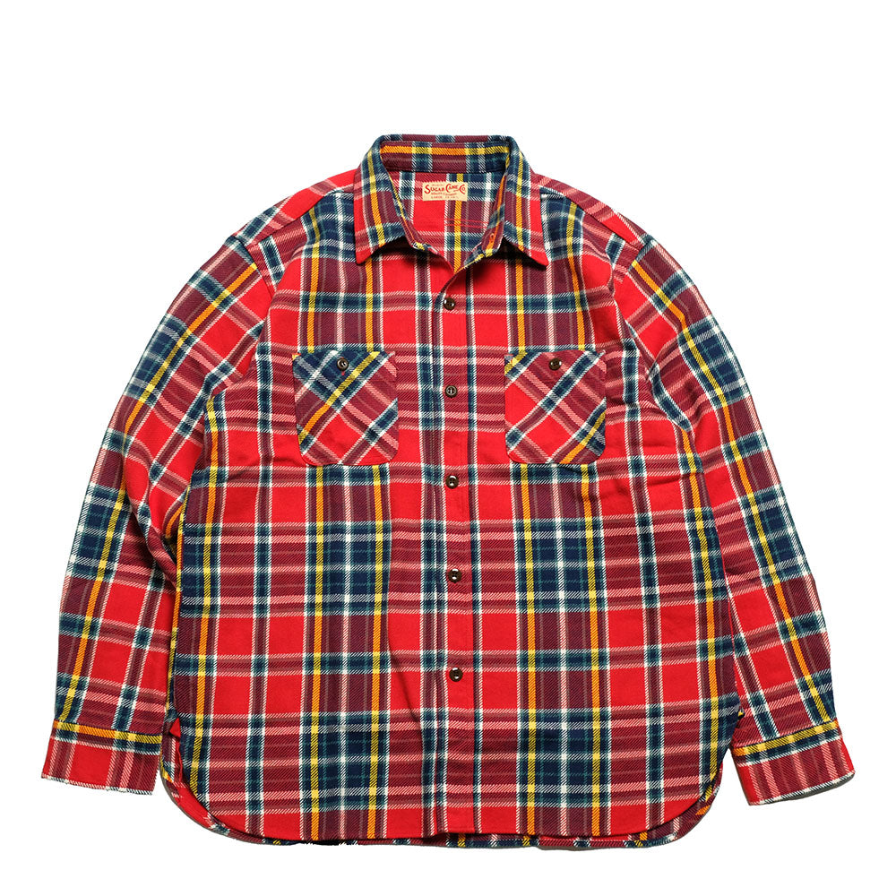SUGAR CANE - TWILL PLAID WORK SHIRT - SC29363 – HINOYA Online Store
