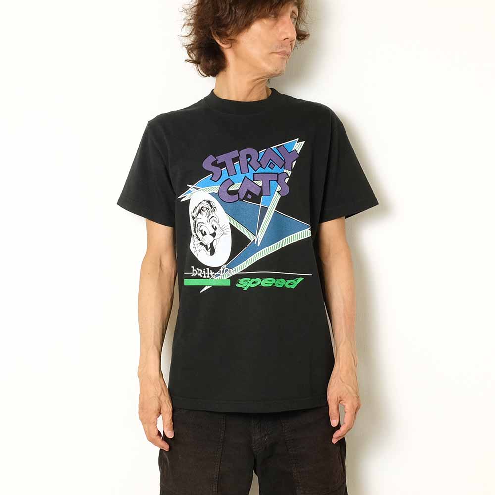 STRAY CATS × STYLE EYES - ROCK T-SHIRT LIMITED EDITION - BUILT FOR SPEED - SE78300