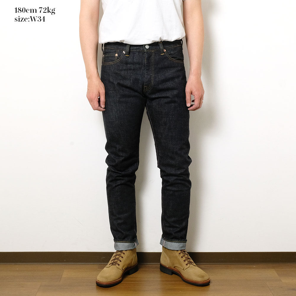 桃太郎ジーンズ10オンス　w36 MOMOTARO JEANS - 15.7oz SHUTSUJIN Narrow Tapered - Zip-Fly