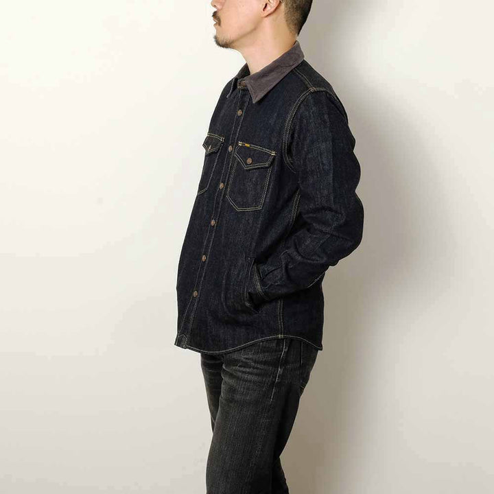IRON HEART - 16oz Selvage C.P.O.Shirt / Indigo - IHSH-427