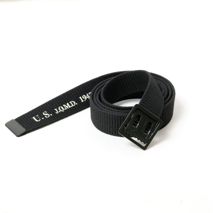 BUZZ RICKSON'S - WILLIAM GIBSON COLLECTION BLACK BELT, WEB, WAIST, EM M-1937 -  BR02767