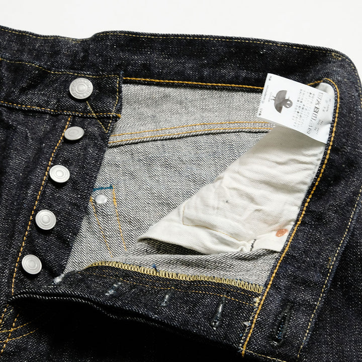 omotodenim - 15.5oz SLUB-NEP DENIM STRAIGHT FIT BUTTON FLY - 0411