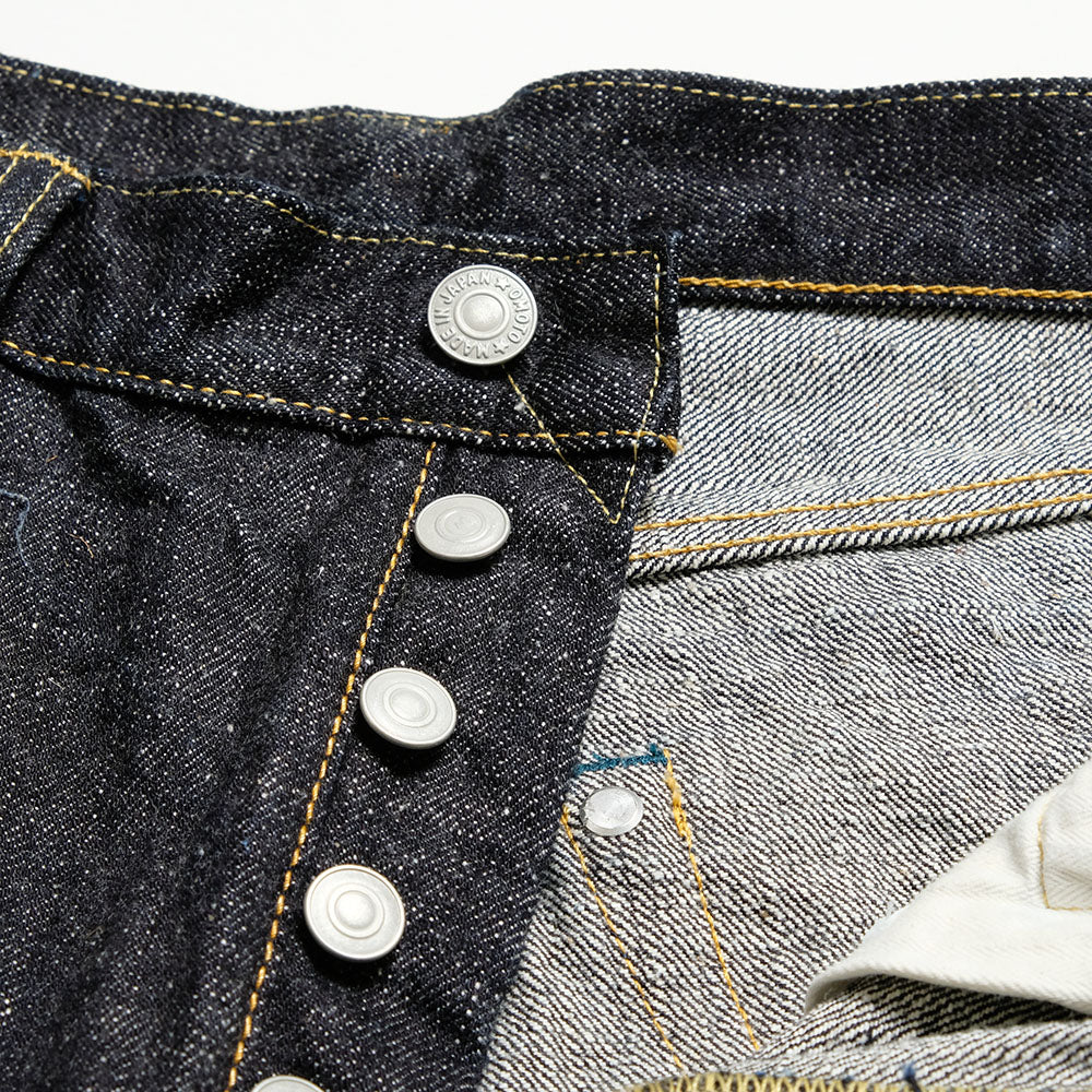 omotodenim - 15.5oz SLUB-NEP DENIM STRAIGHT FIT BUTTON FLY - 0411