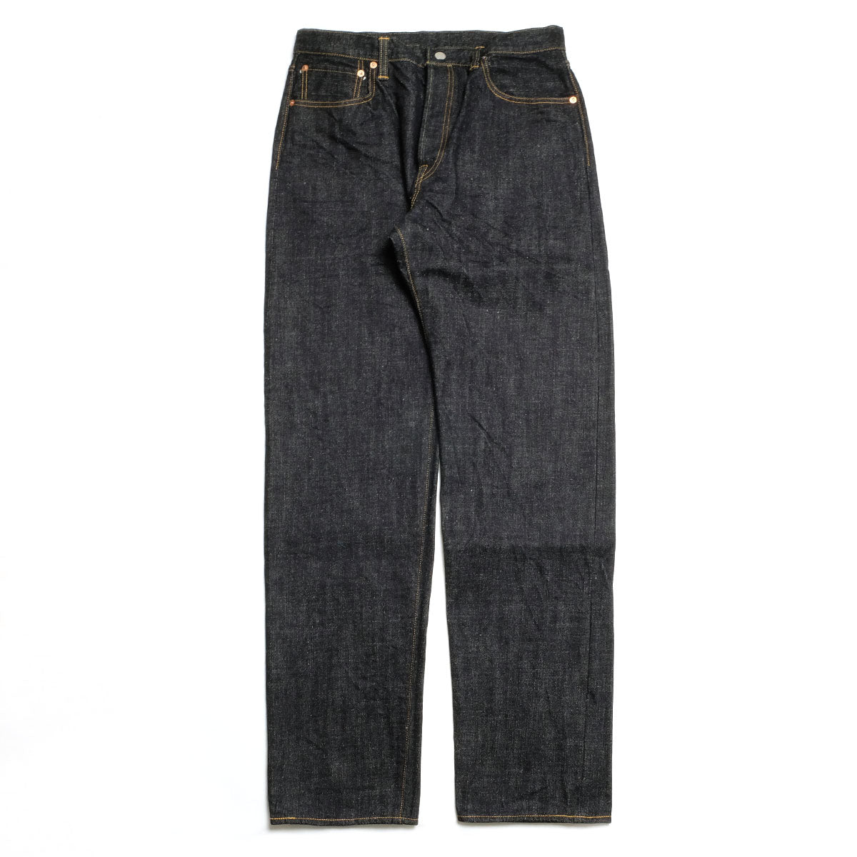 omotodenim - 15.5oz SLUB-NEP DENIM RELAX FIT BUTTON FLY - 0611