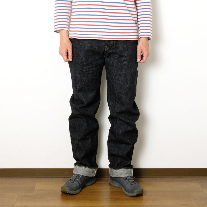 omotodenim - 15.5oz SLUB-NEP DENIM RELAX FIT BUTTON FLY - 0611