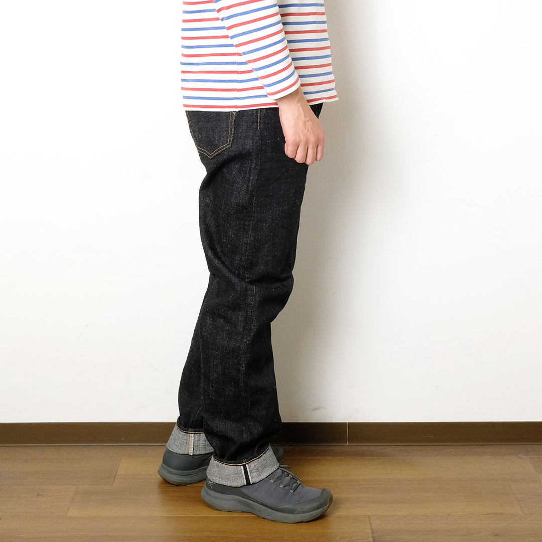 omotodenim - 15.5oz SLUB-NEP DENIM RELAX FIT BUTTON FLY - 0611