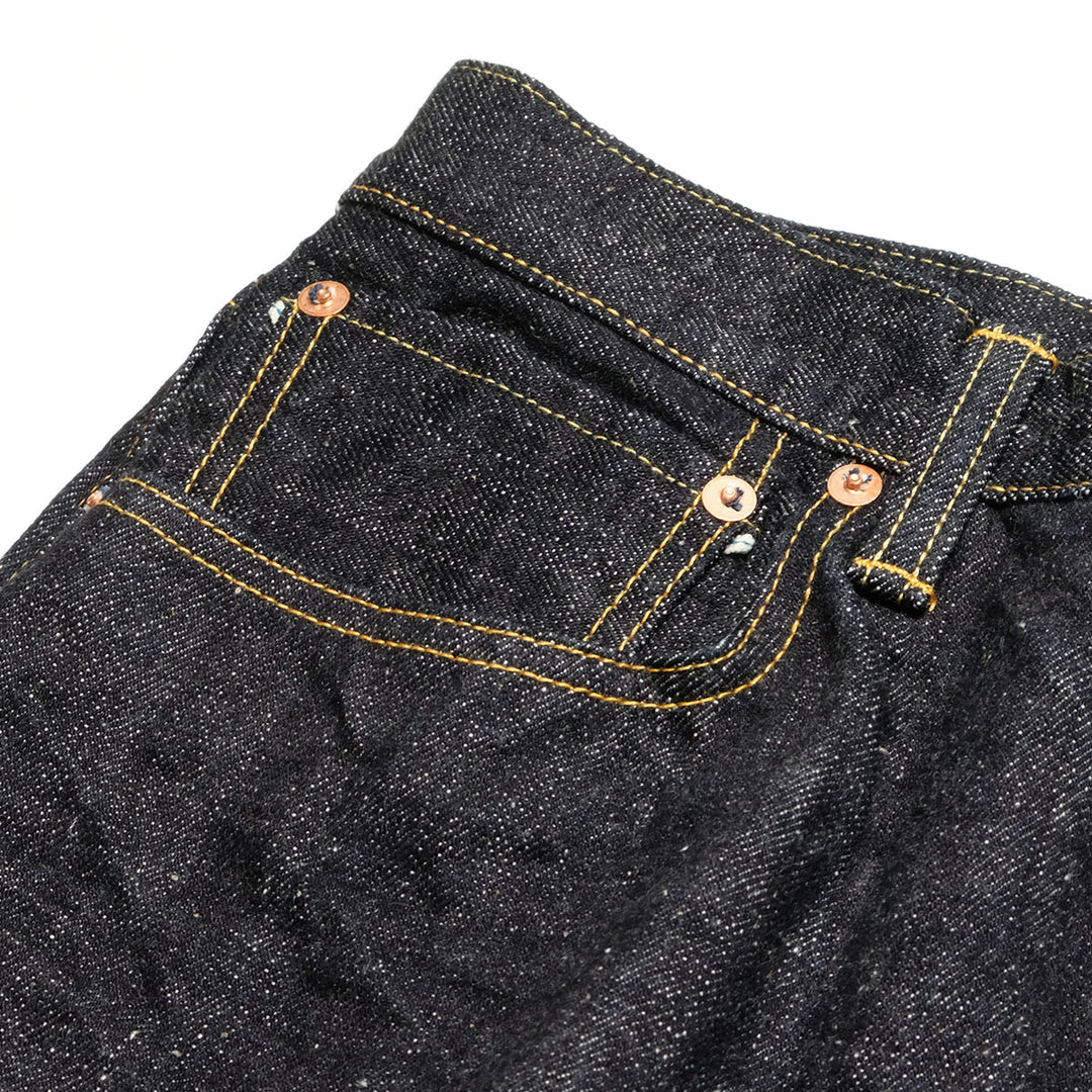 omotodenim - 15.5oz SLUB-NEP DENIM RELAX FIT BUTTON FLY - 0611
