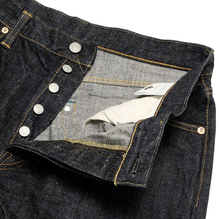 omotodenim - 15.5oz SLUB-NEP DENIM RELAX FIT BUTTON FLY - 0611