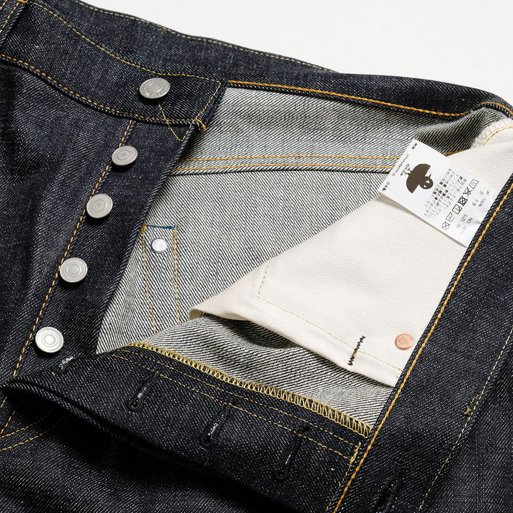 omotodenim - 15.5oz DENIM RELAX FIT BUTTON FLY - 0616