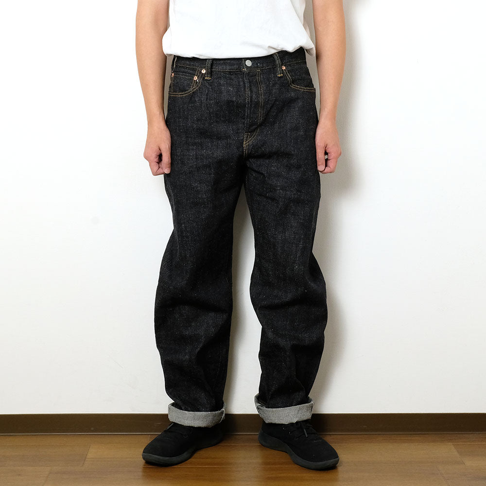 omotodenim - 15.5oz SLUB-NEP DENIM LOOSE FIT BUTTON FLY - 0811