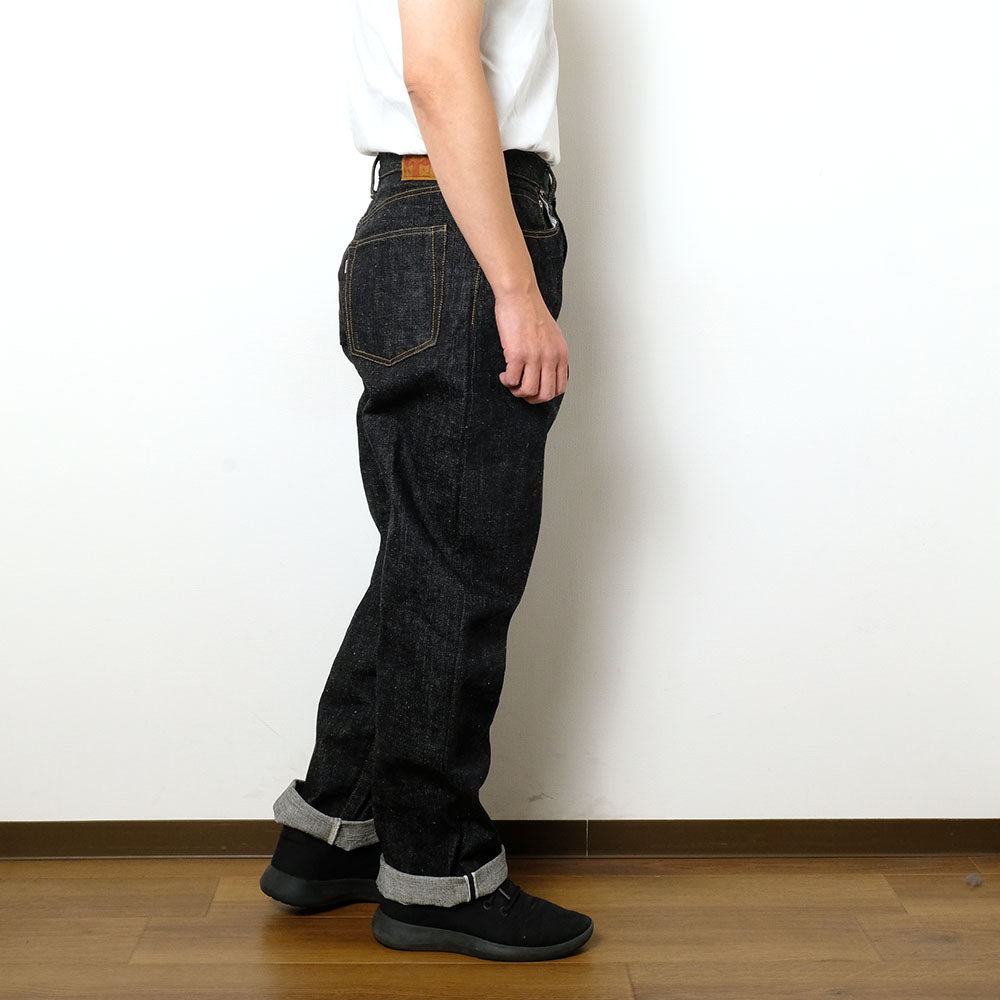 omotodenim - 15.5oz SLUB-NEP DENIM LOOSE FIT BUTTON FLY - 0811