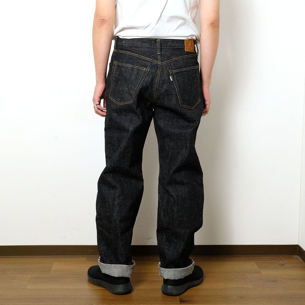 omotodenim - 15.5oz SLUB-NEP DENIM LOOSE FIT BUTTON FLY - 0811