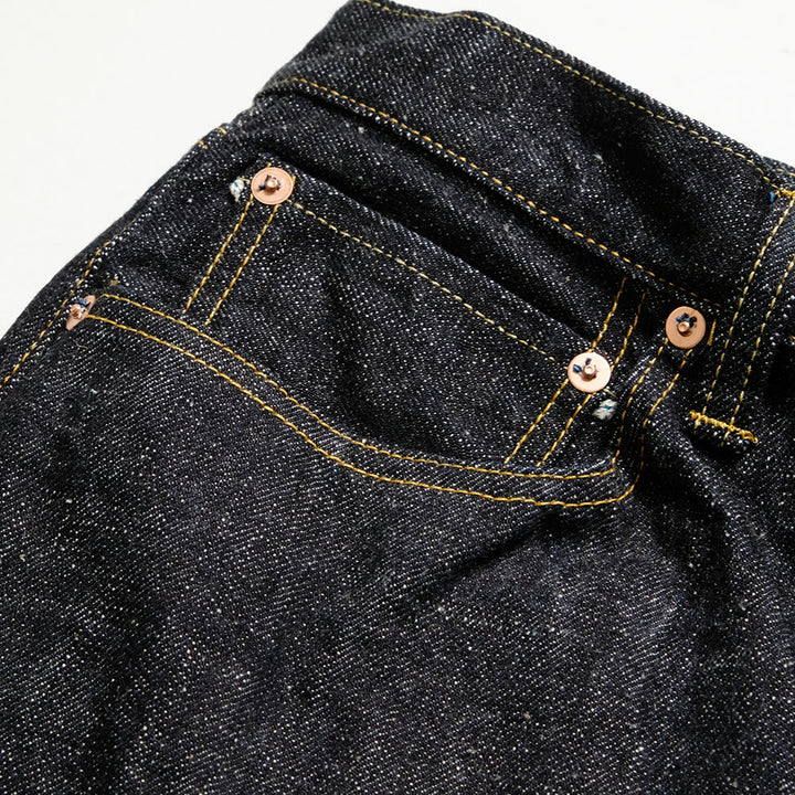 omotodenim - 15.5oz SLUB-NEP DENIM LOOSE FIT BUTTON FLY - 0811