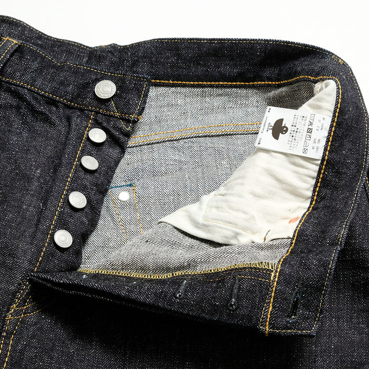 omotodenim - 15.5oz SLUB-NEP DENIM LOOSE FIT BUTTON FLY - 0811