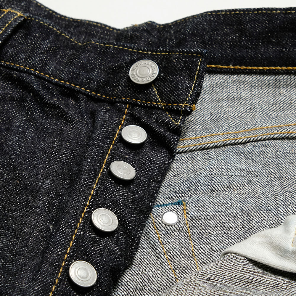 omotodenim - 15.5oz SLUB-NEP DENIM LOOSE FIT BUTTON FLY - 0811