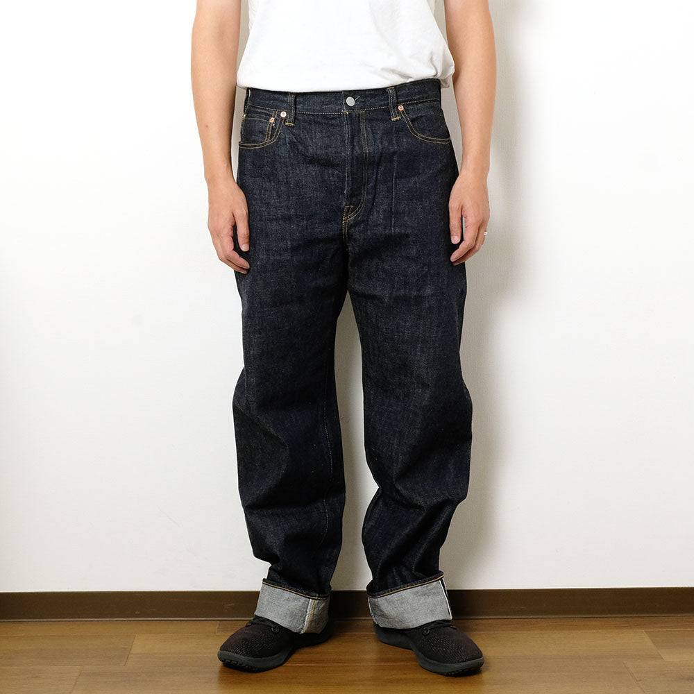 omotodenim - 13.5oz DENIM LOOSE FIT BUTTON FLY - 0815