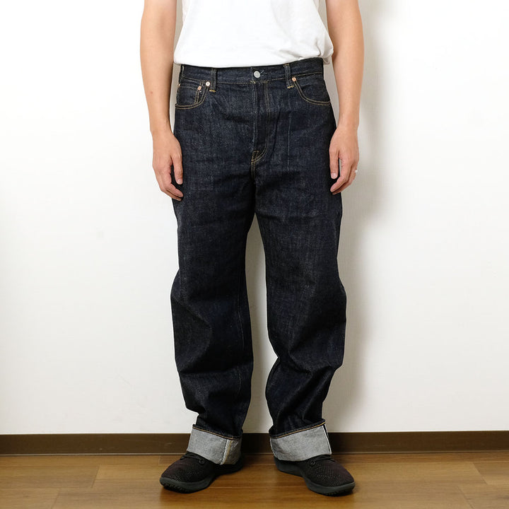 omotodenim - 13.5oz DENIM LOOSE FIT BUTTON FLY - 0815