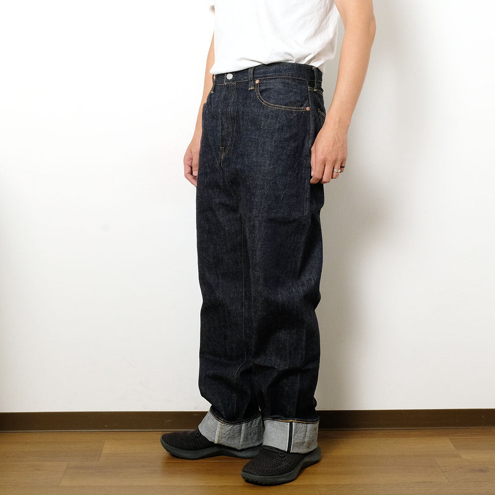 omotodenim - 13.5oz DENIM LOOSE FIT BUTTON FLY - 0815