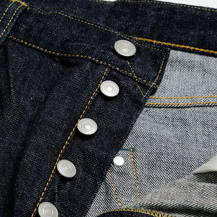 omotodenim - 13.5oz DENIM LOOSE FIT BUTTON FLY - 0815