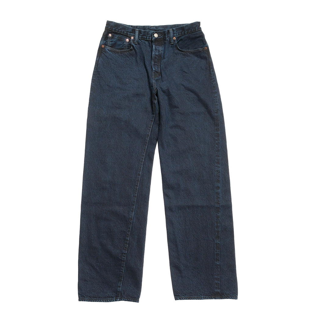 omotodenim - 13.5oz DENIM LOOSE FIT BUTTON FLY - Sumizome Overdyed