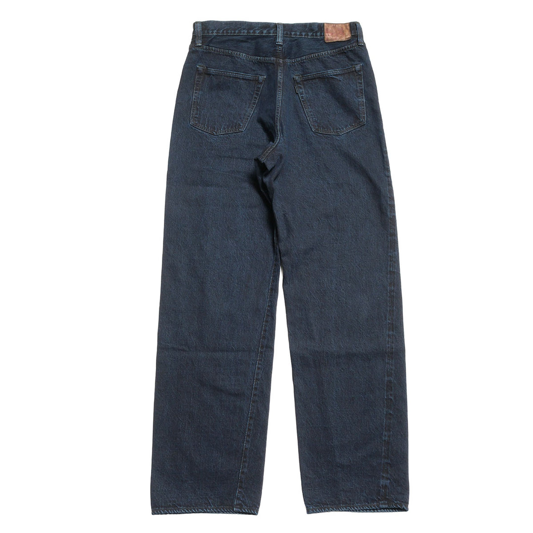 omotodenim - 13.5oz DENIM LOOSE FIT BUTTON FLY - Sumizome Overdyed - 0815-BCH