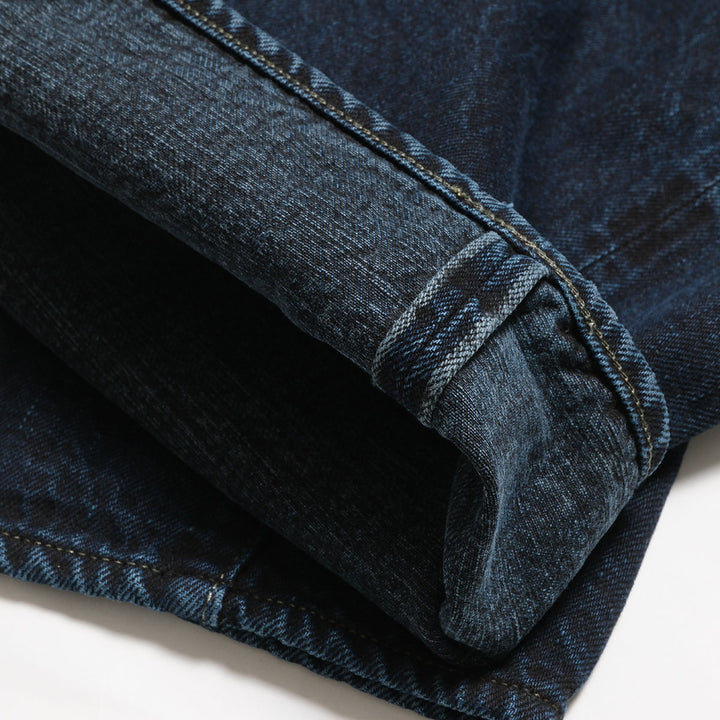 omotodenim - 13.5oz DENIM LOOSE FIT BUTTON FLY - Sumizome Overdyed - 0815-BCH