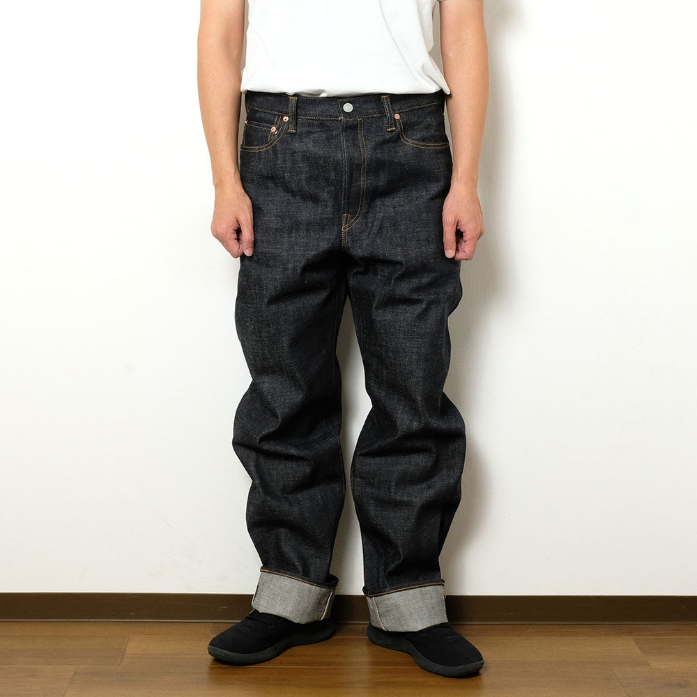 omotodenim - 15.5oz DENIM LOOSE FIT BUTTON FLY - 0816