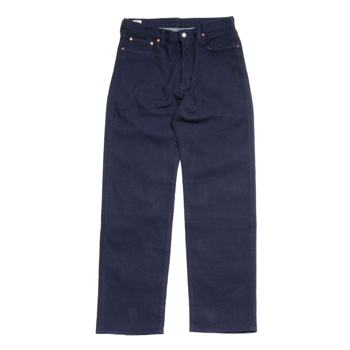 omotodenim - 15oz ORI-SASHI SASHIKO LOOSE FIT BUTTON FLY - 0821