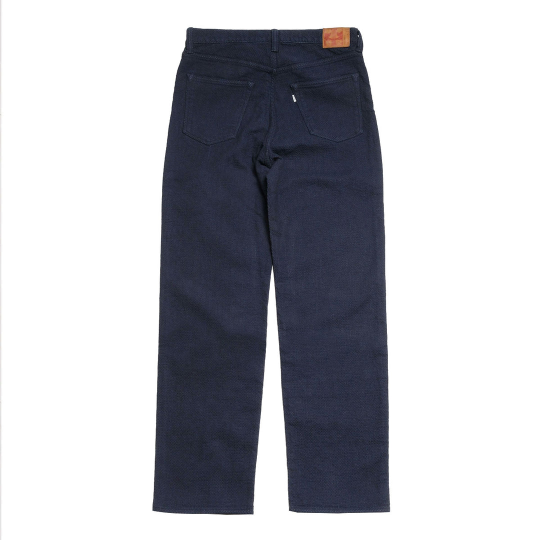 omotodenim - 15oz ORI-SASHI SASHIKO LOOSE FIT BUTTON FLY - 0821