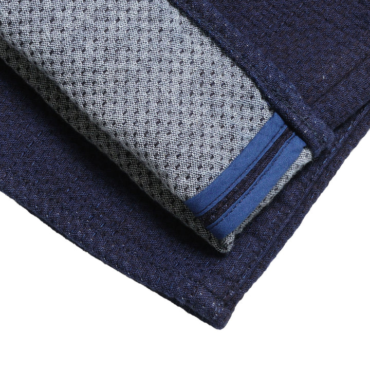 omotodenim - 15oz ORI-SASHI SASHIKO LOOSE FIT BUTTON FLY - 0821