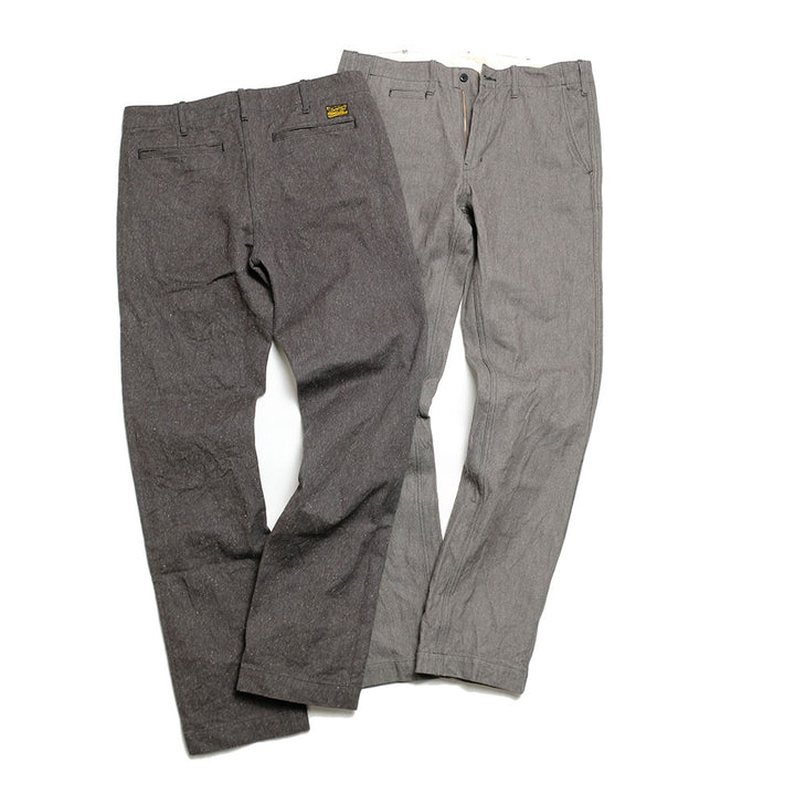 BURGUS PLUS - Lot.401Z Zip Fly - Twisted Heather Heavy Serge Trousers - 401Z-71