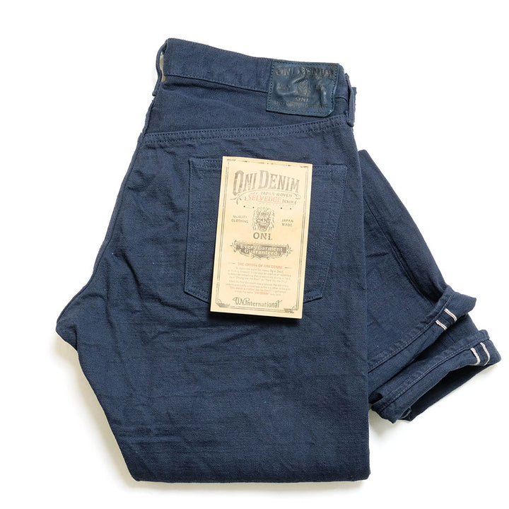 ONI DENIM - Relax Tapered 12oz Navy Warp and Weft Selvedge Denim - ONI612-NVNV
