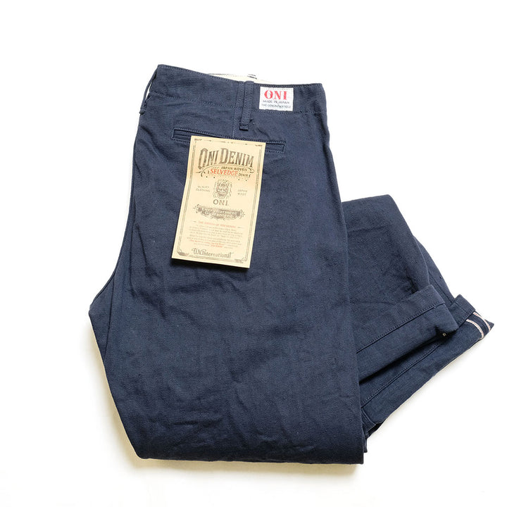 ONI DENIM - 12oz French-Navy Trousers - ONI-727FR
