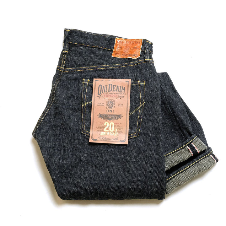 ONI DENIM 20th Anniversary Relax Tapered Weft Olive-ish Gray ONI622-20TH