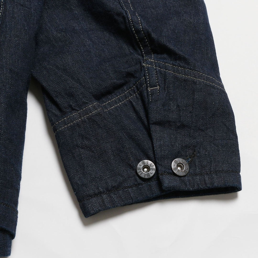 BLUE BLUE - JK101 - Selvedget Light Denim Raglan Sleeve Coverall - One Wash - 1004811