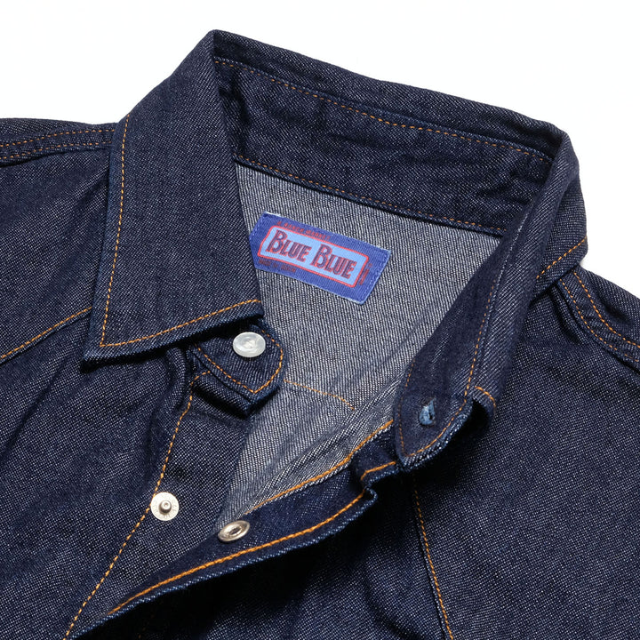 BLUE BLUE - ST814 Light Denim Western Shirt - 1005988
