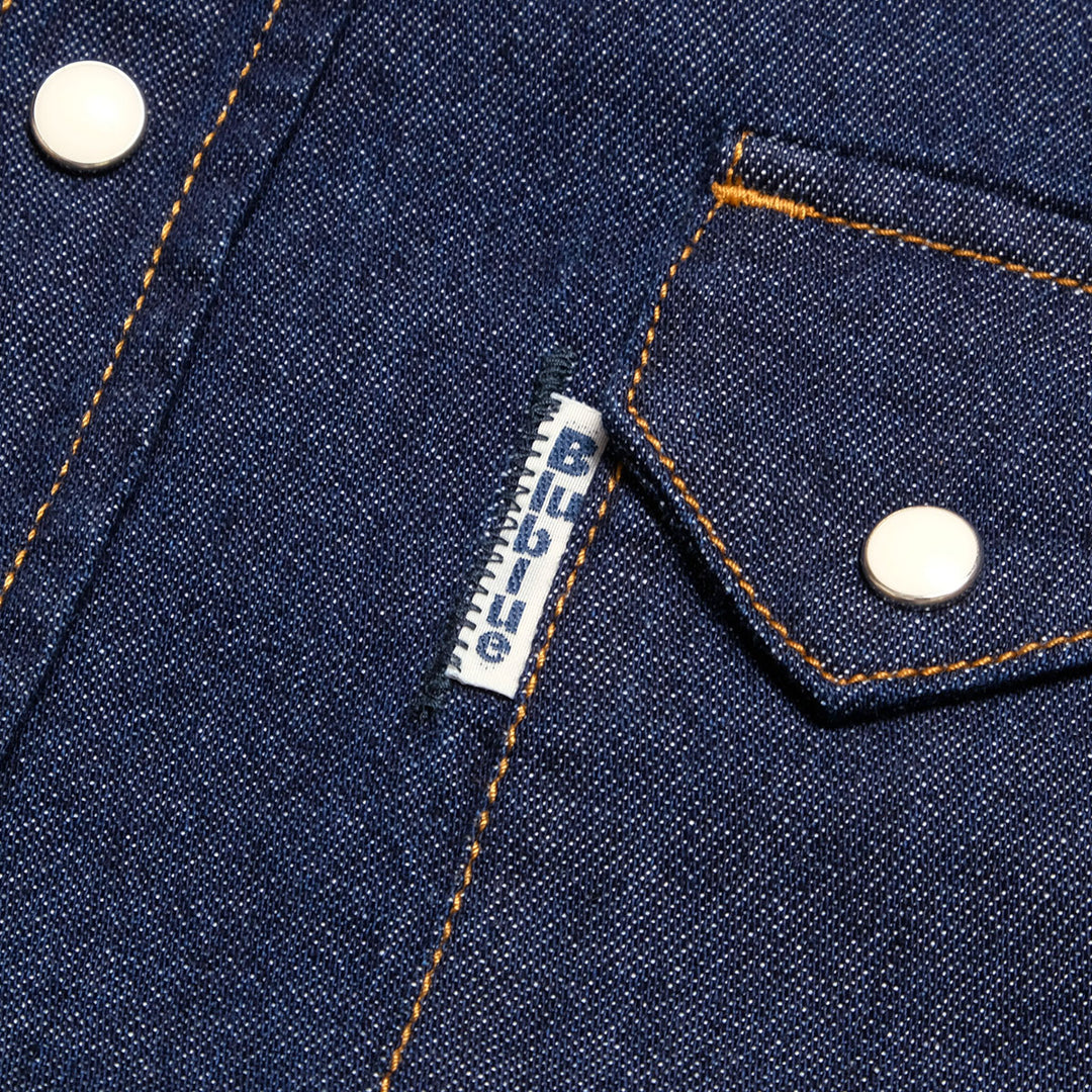 BLUE BLUE - ST814 Light Denim Western Shirt - 1005988