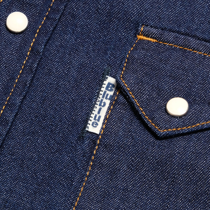 BLUE BLUE - ST814 Light Denim Western Shirt - 1005988
