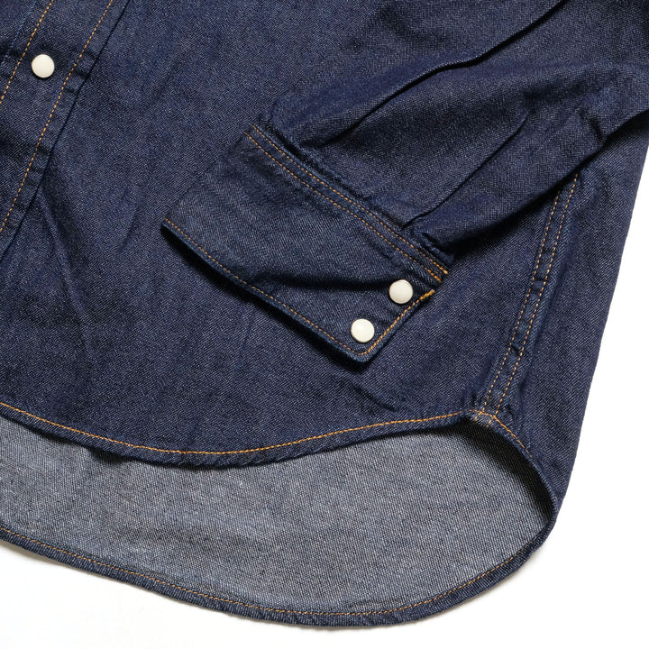 BLUE BLUE - ST814 Light Denim Western Shirt - 1005988