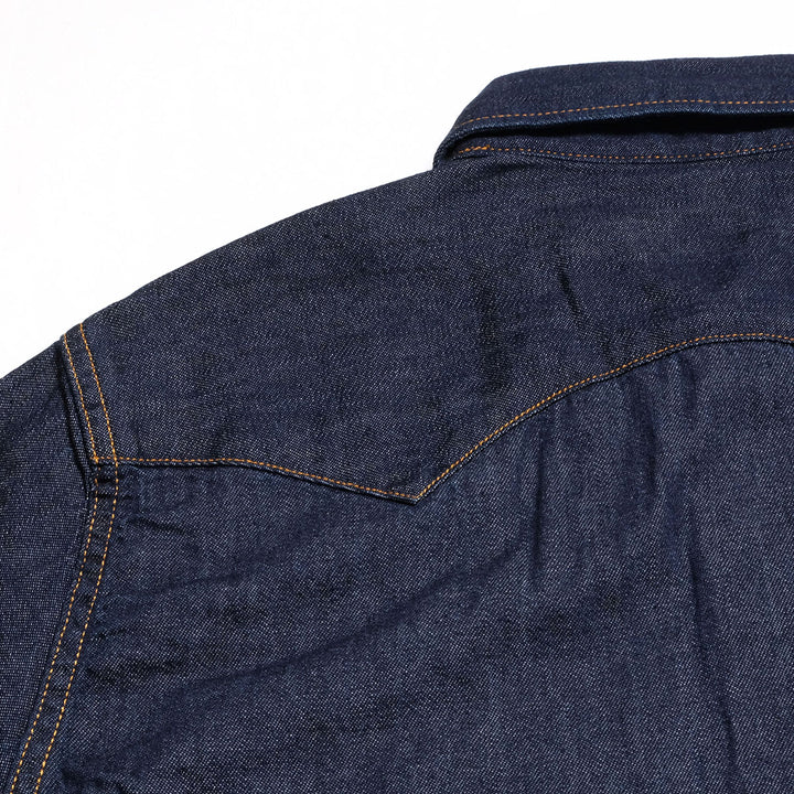 BLUE BLUE - ST814 Light Denim Western Shirt - 1005988